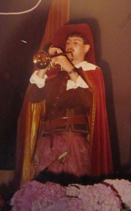 Trompettist in Spaans kostuum, 1984